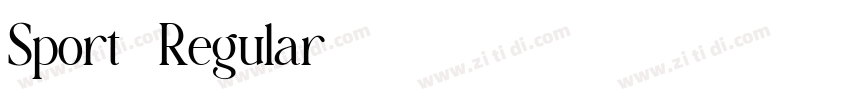 Sport1 Regular字体转换 Sport1 Regular字体转换